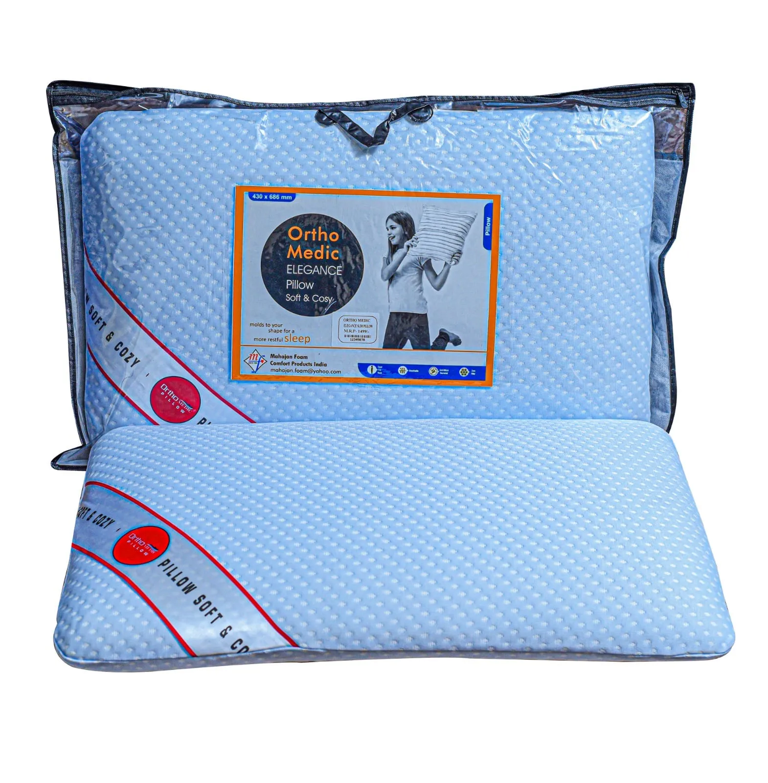 Ortho Medic Slim Memory Pillow